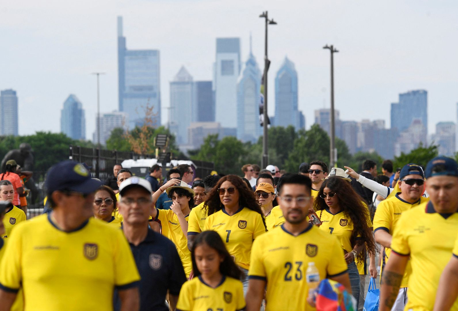 Penggemar Piala Dunia Ekuador mengambil alih Philly's Rocky Steps