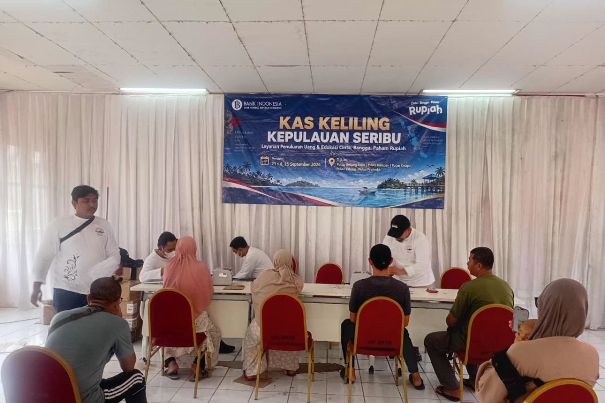 Bank Indonesia sedia kas keliling di sejumlah titik Kepulauan Seribu