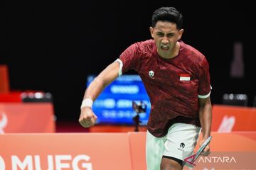 Menang 3-2 atas Malaysia, beregu putra Indonesia lolos ke semifinal Asian Games 2026