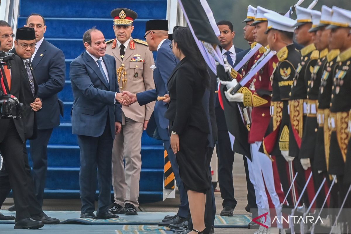 Prabowo dan Al-Sisi bertemu empat mata di Istana Merdeka hari ini